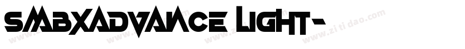 SMBxAdvance Light字体转换
